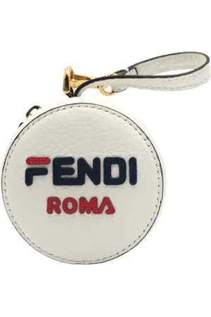 Fendi Femme, Pre-owned, Blanc, Taille: ONE Size Pre-owned Toile sacs-ports-paule