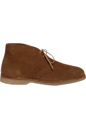 Elia Maurizi Homme, Chaussures, Brun, Taille: 41 EU Bottine en daim marron Structure légère