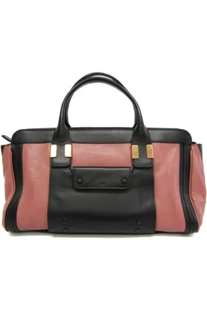 Chloé Femme, Pre-owned, Rose, Taille: ONE Size Pre-owned Cuir sacs-main