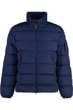 C.P. Company Homme, Vestes, Bleu, Taille: L Doudoune en nylon avec capuche