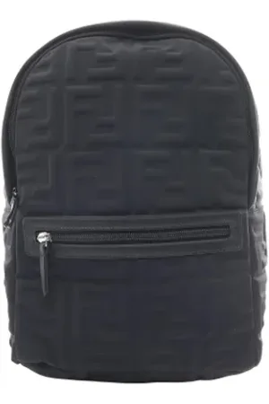 Fendi Femme, Pre-owned, Noir, Taille: ONE Size Pre-owned Tissu sacs-dos