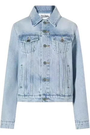 Jean Paul Gaultier Femme, Vestes, Bleu, Taille: 38 FR Veste en jean bleu avec boutons