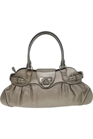 Salvatore Ferragamo Femme, Pre-owned, Jaune, Taille: ONE Size Pre-owned Cuir sacs-main