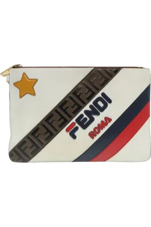 Fendi Femme, Pre-owned, , Taille: ONE Size Pre-owned Cuir pochettes-minaudieres