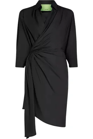 GAUGE81 Femme, Robes, Noir, Taille: 36 FR Robe chemise noire Miya