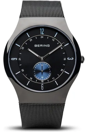 Bering Homme, Accessoires, Gris, Taille: ONE Size Montre pour homme Collection Cassic Bracelet en acier inoxydable et verre saphir 11940-228