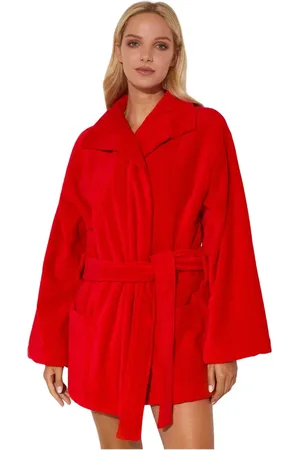 Dsquared2 Femme, Vêtements de nuit et de détente, Rouge, Taille: 42 FR Peignoir Rouge avec Logo
