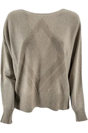D.EXTERIOR Femme, Pulls, Brun, Taille: 38 FR Pull Lurex Sable