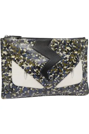 Fendi Femme, Pre-owned, Multicolore, Taille: ONE Size Pre-owned Toile pochettes-minaudieres