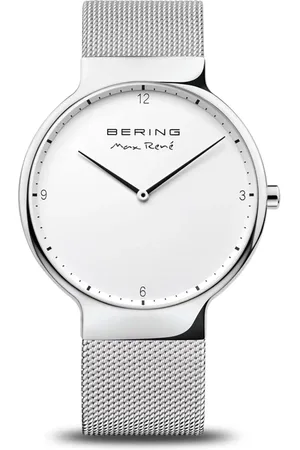 Bering Homme, Accessoires, Gris, Taille: ONE Size Montre pour homme Max René Argent 15540-004