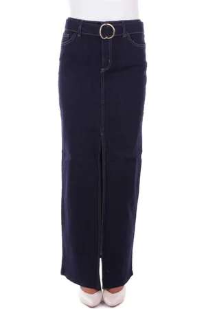 Liu Jo Femme, Jupes, Bleu, Taille: W28 Jupe en denim avec fermeture éclair et bouton