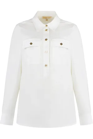 Michael Kors Femme, Blouses et Chemises, Blanc, Taille: 42 FR Blouses Chemises