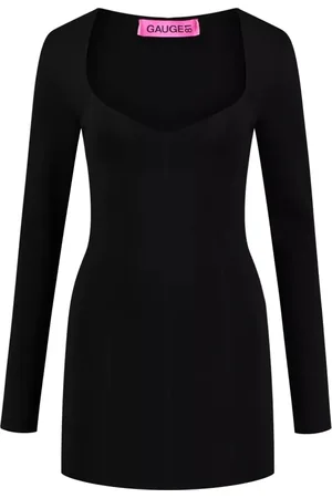 GAUGE81 Femme, Robes, Noir, Taille: 42 FR Robe Mini Noire Villar