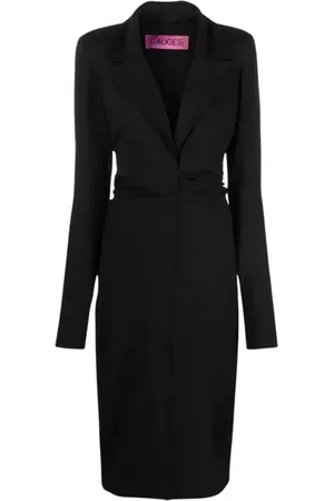GAUGE81 Femme, Robes, Noir, Taille: 40 FR Robe Midi Noire Style Moata