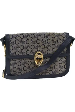 Céline Femme, Pre-owned, Bleu, Taille: ONE Size Pre-owned Toile sacs-celine
