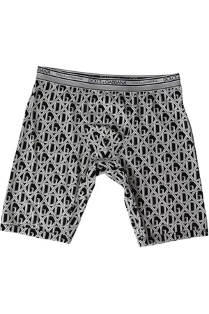 Dolce & Gabbana Homme, Sous-vêtements, Noir, Taille: S Noir Blanc DG Logo Coton Stretch Sous-vtements Vlo Homme