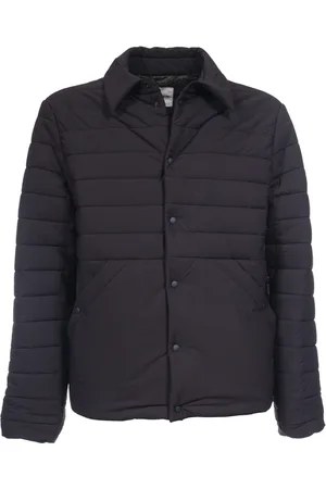 Aspesi Homme, Vestes, Bleu, Taille: M Veste Doudoune Noire Col Classique