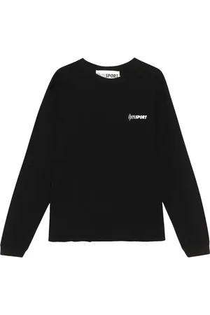 Opéra Sport Femme, Tops, Noir, Taille: 36 FR T-shirt en coton avec style franco-scandinave