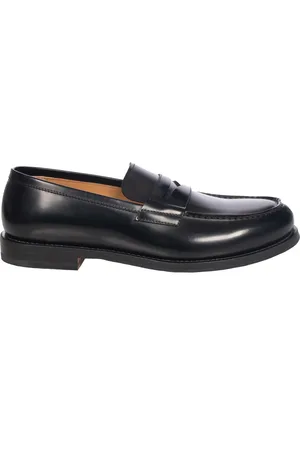 HENDERSON BARACCO Homme, Chaussures, Noir, Taille: 42 1/2 EU Mocassin College en Cuir Noir