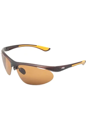 Fila Unisex, Accessoires, Brun, Taille: ONE Size Lunettes de soleil marron injectées