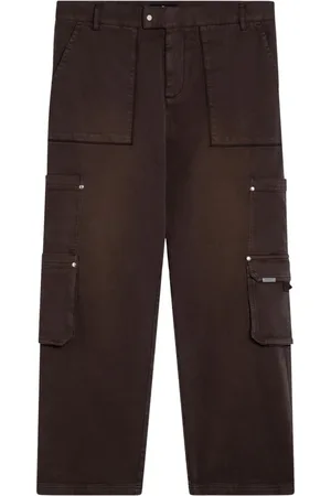 Represent Homme, Pantalons, Brun, Taille: L Pantalon Coupe Droite