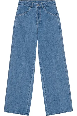 Opéra Sport Femme, Jeans, Bleu, Taille: 42 FR Jean Camelia à jambes larges