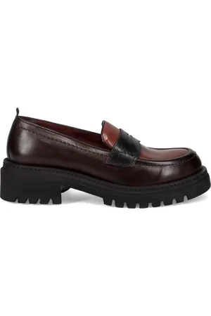 Calpierre Femme, Chaussures, Multicolore, Taille: 36 EU Mocassins en Cuir Multicolores