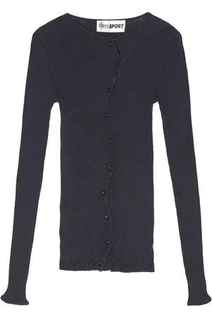 Opéra Sport Femme, Pulls, Noir, Taille: 36 FR Gilet en Coton Sans Couture