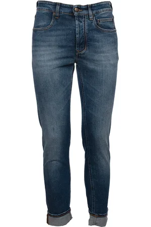 Siviglia Homme, Jeans, Bleu, Taille: W33 Pantalon Marotta en Coton avec 5 Poches