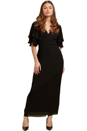Dry Lake Femme, Robes, Noir, Taille: 36 FR Robe Élégante Venice pour Femmes