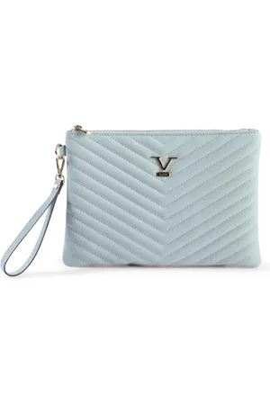 19V69 Italia Femme, Sacs, Vert, Taille: ONE Size Pochette Bleu clair Vêtements de sport