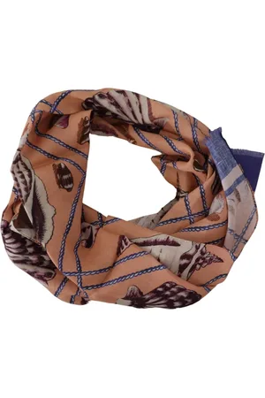 Dolce & Gabbana Homme, Accessoires, Multicolore, Taille: ONE Size Foulard en soie avec motif floral - Beige