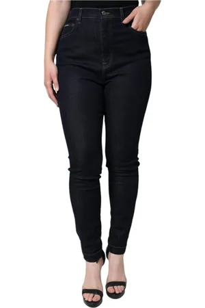 Dolce & Gabbana Femme, Jeans, Noir, Taille: 40 FR Jean Skinny Taille Haute Noir