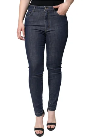 Dolce & Gabbana Femme, Jeans, Bleu, Taille: 38 FR Jean Skinny Denim Bleu Foncé