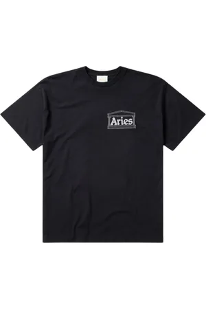 ARIES Homme, Tops, Noir, Taille: M Tee-shirt Temple Graphique