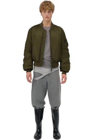 BACON Homme, Vestes, Vert, Taille: L M Bomber Twill