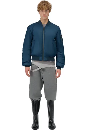BACON Homme, Vestes, Bleu, Taille: L M Bomber Twill Avio