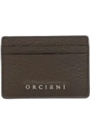 Orciani Femme, Accessoires, Brun, Taille: ONE Size Porte-cartes en cuir avec protection Rfid