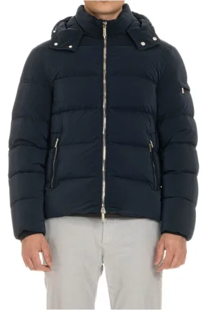 MOORER Homme, Vestes, Bleu, Taille: XL Bomber Bleu Style Brett-Os
