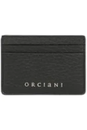 Orciani Femme, Accessoires, Noir, Taille: ONE Size Porte-cartes en cuir avec protection Rfid