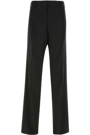 VERSACE Homme, Pantalons, Noir, Taille: M Pantalon en laine stretch noir