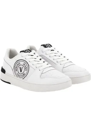 VERSACE Homme, Chaussures, Blanc, Taille: 43 EU Baskets