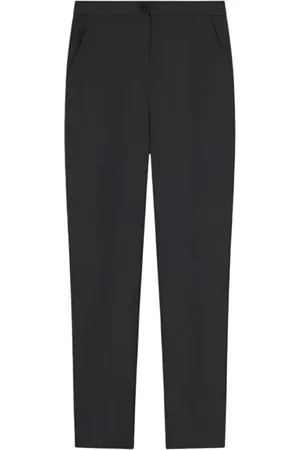 Halfboy Femme, Pantalons, Gris, Taille: 40 FR Gris Foncé New York Tuyau