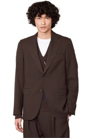 OFFICINE GENERALE Homme, Vestes, Brun, Taille: M Veste Marron en Laine 3ply