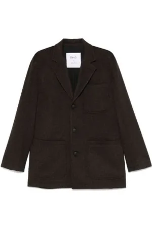 HEVO Homme, Manteaux, Brun, Taille: S Manteau d