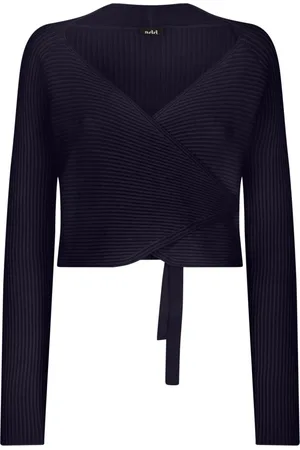 add Femme, Pulls, Bleu, Taille: 42 FR Gilet EN Côte Double Face