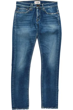 Cycle Homme, Jeans, Bleu, Taille: W29 Pantalon Cycliste en Denim