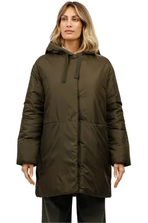Aspesi Femme, Manteaux, Vert, Taille: 36 FR Veste élégante avec fermeture automatique