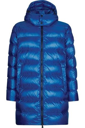add Homme, Manteaux, Bleu, Taille: XL Manteau EN Nylon Brillant