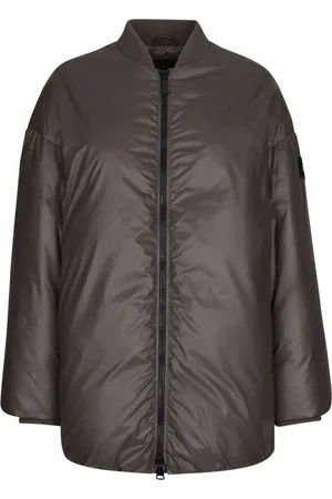 add Femme, Vestes, Noir, Taille: 46 FR Bomber EN Nylon Ciré
